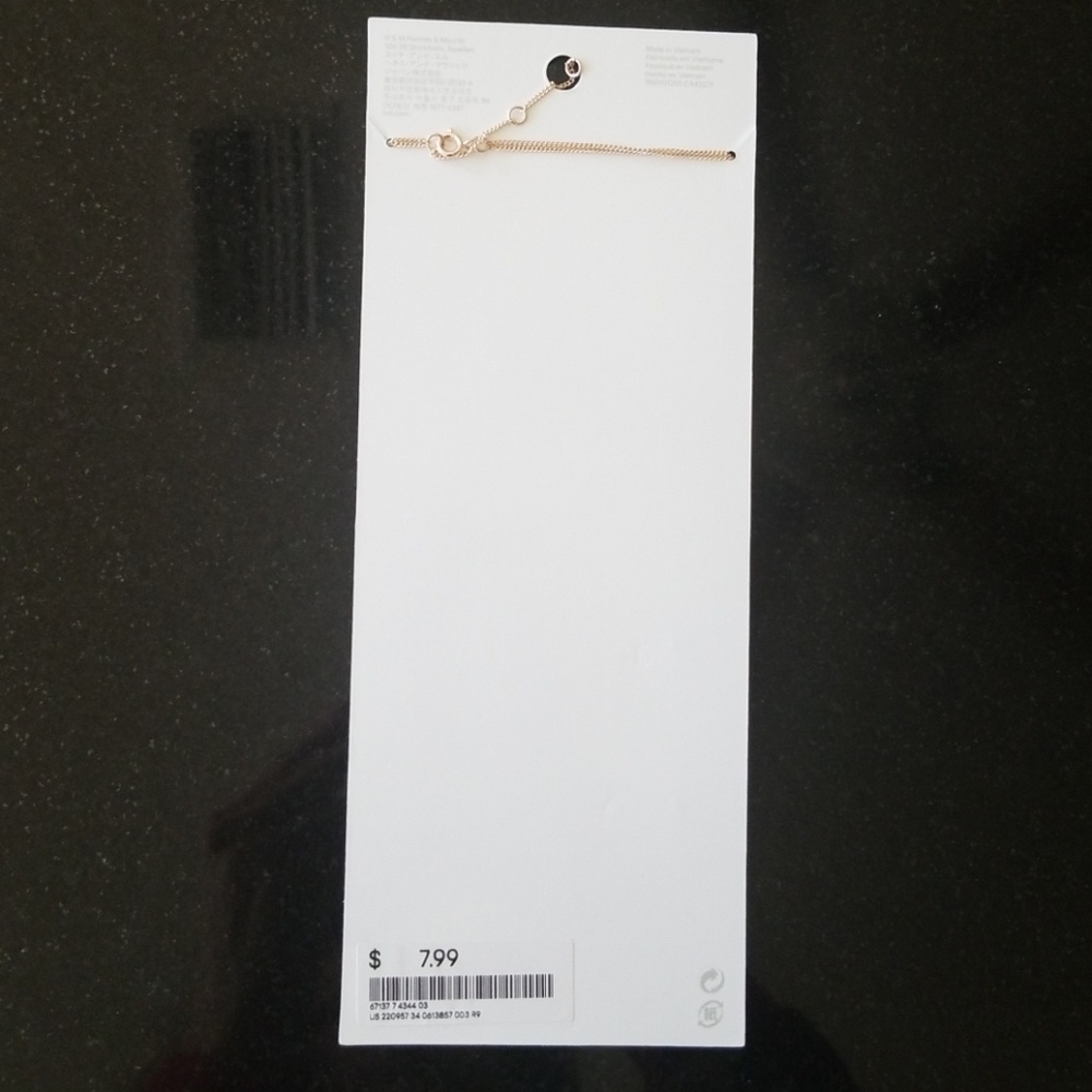 NWT H&M Rose Gold Double Necklace - Picture 3 of 4